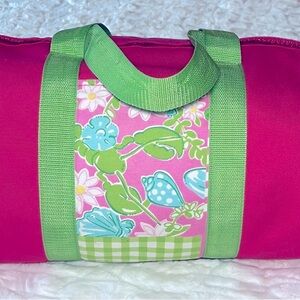 Lilly Pulitzer Rare Vintage White Label Quilted Beach Blanket